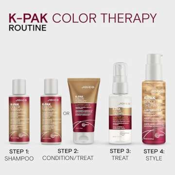 Joico K-PAK Color Therapy Luster Lock Multi-Perfector Daily Shine & Protect Spray|For Color-Treated Hair|Instantly Detangle|Control Frizz|Boost Shine|With African Maketti & Argan Oil|1.7 Fl Oz