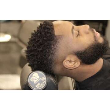 Twist Up Comb Gel (Unity Black) - Alternative to Hair Sponges, Creates Curls and Twists for Black Men, Tennis Racket Design