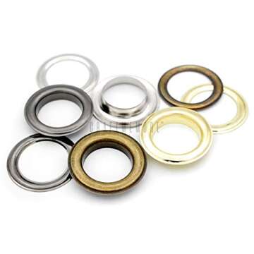 Premium Black Grommets Eyelets - Perfect for Crafting