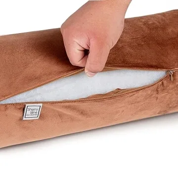 Sherry Kline Velvet Bolster Pillow Set of 2 for Elegant Decor