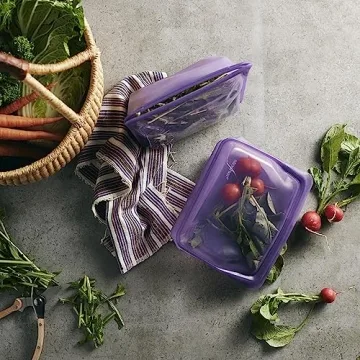 Stasher Silicone Food Grade Reusable Storage Bag in Aqua