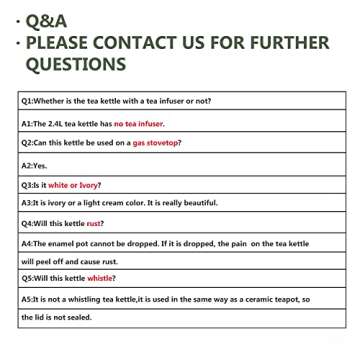 OLYTARU Enamel Teapot floral,Large Porcelain Enameled Teakettle,Colorful Water Tea Kettle pot for Stovetop,Small Retro Classic Design (style01 Growing)