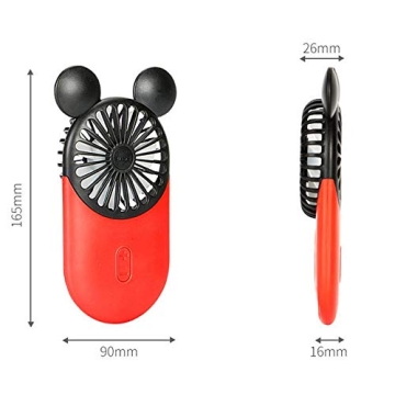 FAYDOVE Mini Handheld Fan with Mouse Ears for Disney Trips
