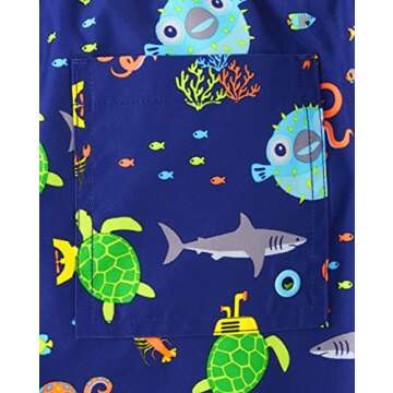 Gymboree,and Toddler Swim Trunks,Navy Submarine,2T