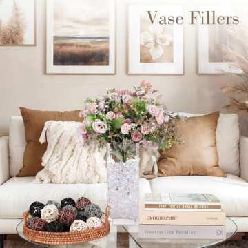 DomeStar Fake Ice Rocks, 150PCS Acrylic Gems Crystals Clear Rocks Plastic Diamonds Vase Centerpiece ...