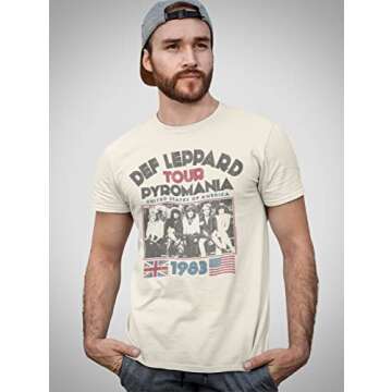 Def Leppard Rock Band T Shirts - Vintage Style Apparel Online