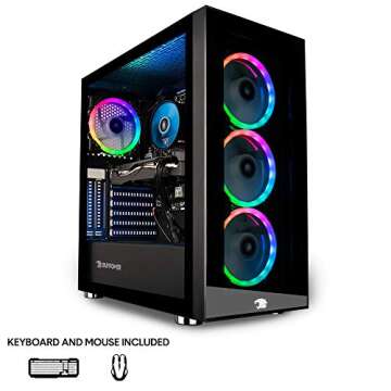 iBUYPOWER Gaming PC Computer Desktop Element MR 9320 (Intel i7-10700F 2.9GHz, NVIDIA GTX 1660 Ti 6GB...