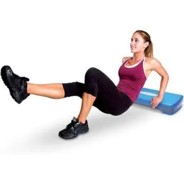 Tone Fitness Aerobic Step, Blue | Exercise Step Platform, Medium
