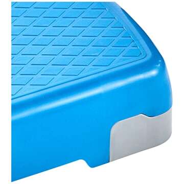 Tone Fitness Aerobic Step, Blue | Exercise Step Platform, Medium