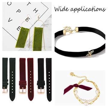 arricraft 18.5 Yards × 1 Inch Single Side Velvet Ribbon, Green Velvet Ribbon,Satin Ribbon Roll for Wedding, Gift Wrapping, Hair Bows, Flower Arranging, Home Decorating (Olive)