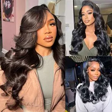 soHygge 24" Lace Front Human Hair Wigs for Women