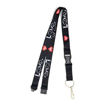 RN ID Badge Holder | VA Nurse Lanyard for RN Name Badge or Keys | Nursing Keychain | Durable Polyest...