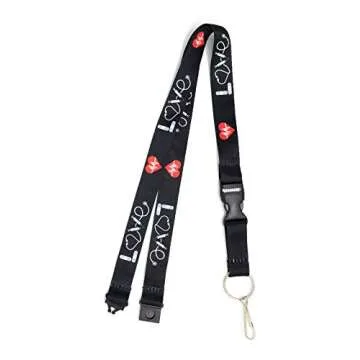 RN ID Badge Holder | VA Nurse Lanyard for RN Name Badge or Keys | Nursing Keychain | Durable Polyest...