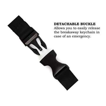 RN ID Badge Holder | VA Nurse Lanyard for RN Name Badge or Keys | Nursing Keychain | Durable Polyester | Novelty Necklace