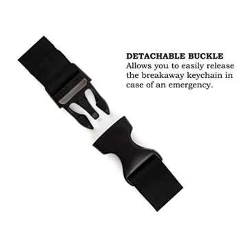 RN ID Badge Holder | VA Nurse Lanyard for RN Name Badge or Keys | Nursing Keychain | Durable Polyester | Novelty Necklace