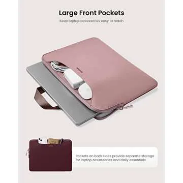Tomtoc 14" Slim Laptop Sleeve - Stylish Protection for MacBook