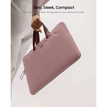Tomtoc 14" Slim Laptop Sleeve - Stylish Protection for MacBook