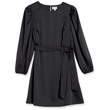 Chic Belted Silky Stretch Dress by The Drop