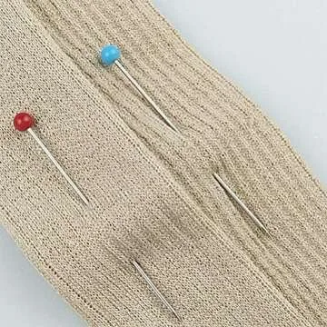 Color Scissor 250 Pieces Sewing Pins 38mm Ball Glass Head Pins Straight Quilting Pins for Fabric,Dressmaker Jewelry Decoration