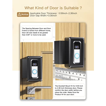 DG-Direct Anti-Theft Video Doorbell Mount for Home