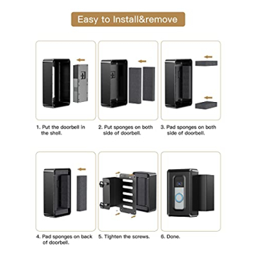 DG-Direct Anti-Theft Video Doorbell Mount for Home