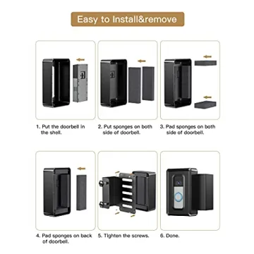 DG-Direct Anti-Theft Video Doorbell Mount for Home