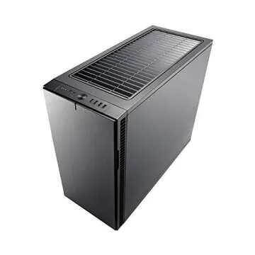 Fractal Design Define R6 USB-C - Mid Tower Computer Case - ATX - Optimized for High Airflow and Silent Computing with ModuVent Technology - Modular Interior - Water-Cooling Ready - Gunmetal TG