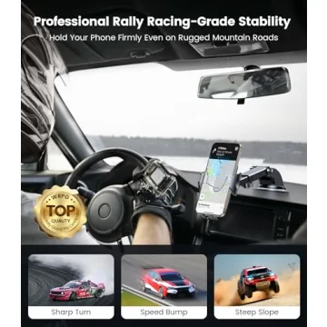 VICSEED Powerful Suction Rally Racing-Grade Car Phone Holder