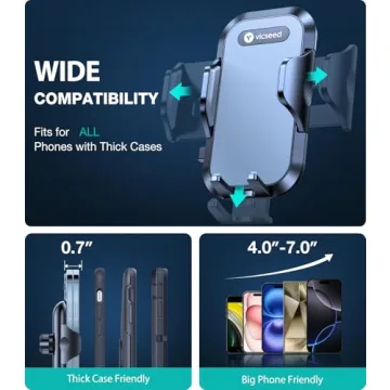 VICSEED Powerful Suction Rally Racing-Grade Car Phone Holder