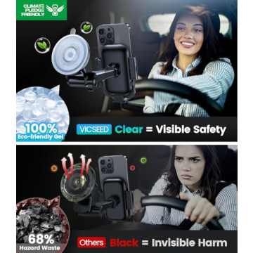 VICSEED Powerful Suction Rally Racing-Grade Car Phone Holder