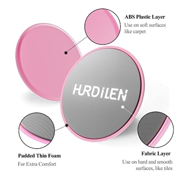 Hurdilen Core Sliders for Core Strength Training