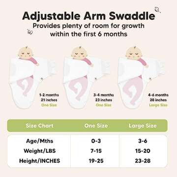 KeaBabies 3-Pack Organic Baby Swaddle Sleep Sacks - Newborn Swaddle Sack, Ergonomic Baby Swaddles 0-3 Months,Swaddles for Newborns,Baby Sleep Sack,Baby Swaddle Blanket Wrap,Baby Essentials(Cloud)