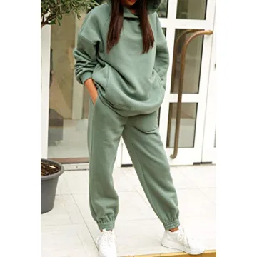Shop Linsery Women’s Oversized Hoodie Tracksuit Set