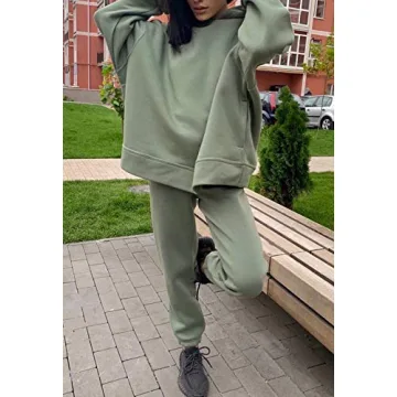 Shop Linsery Women’s Oversized Hoodie Tracksuit Set