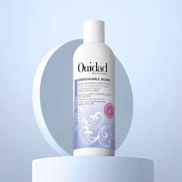 OUIDAD Unbreakable Bonds Bond Building Conditioner for Curly Hair - Fragrance Free - 8.5 oz