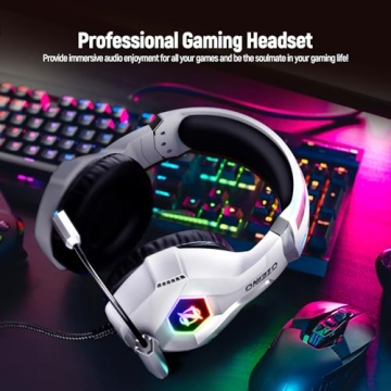 Ozeino Gaming Headset 7.1 Surround Sound for PS4 Xbox