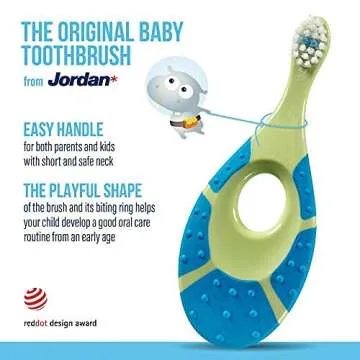 Jordan Infant Toothbrush 0-2 Years Soft Bristles BPA Free