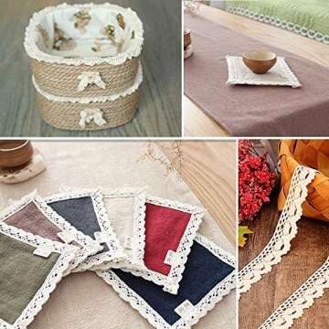Versatile VU100 Lace Trim Set for Crafts and Decor