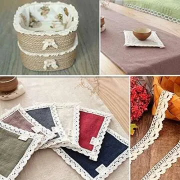 Versatile VU100 Lace Trim Set for Crafts and Decor