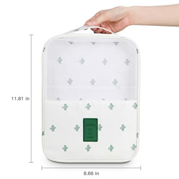 Stylish Travel Shoe Bag with Multi-Compartment Storage