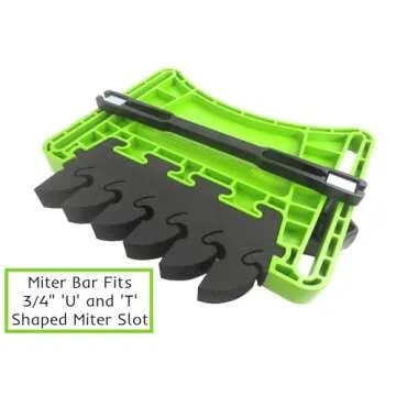 BOW Products FeatherPRO FP1 - Featherboard for Tables Saws, Router Tables and Band Saws - EVA Feathers that Reduce Kickback - Woodworking Tools and Safety Accessories