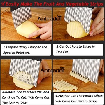 Antrader Wavy Chopper: Perfect Vegetable Slicing Tool