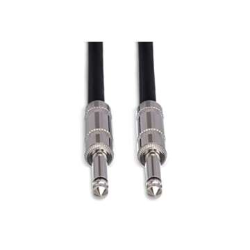 Hosa SKJ-603 1/4" TS to 1/4" TS Speaker Cable, 3 Feet Black