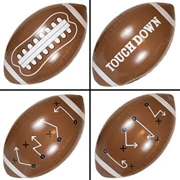 GIFTEXPRESS Giant Inflatable Football Set for Parties