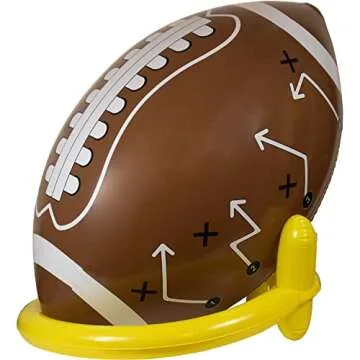 GIFTEXPRESS Giant Inflatable Football Set for Parties