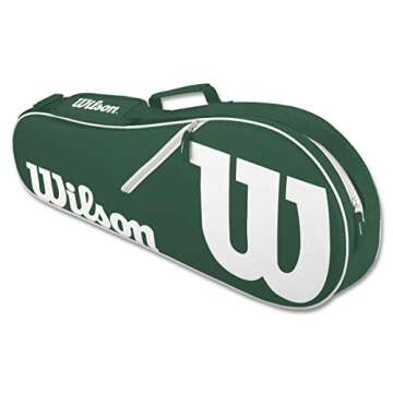 WILSON Advantage II Tennis Bag - Green/White | Premium Quality & Style