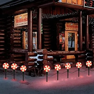 C9 LED Candy Pathway String Lights - Outdoor Festive Decor