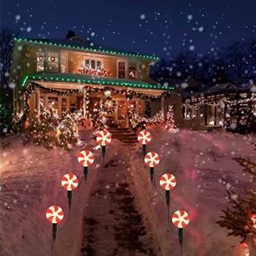 C9 LED Candy Pathway String Lights - Outdoor Festive Decor