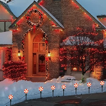 C9 LED Candy Pathway String Lights - Outdoor Festive Decor