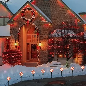 C9 LED Candy Pathway String Lights - Outdoor Festive Decor